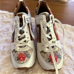Michael Kors Floral White Sneakers